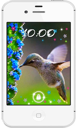 Colibri n Flowers LWP