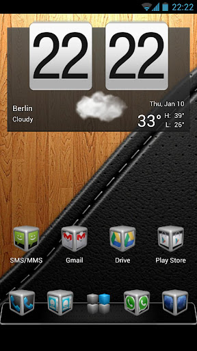 Silver Cube 4 Apex Launcher