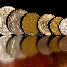Coins 9 by Mark Zouroudis - Artistic Objects Other Objects