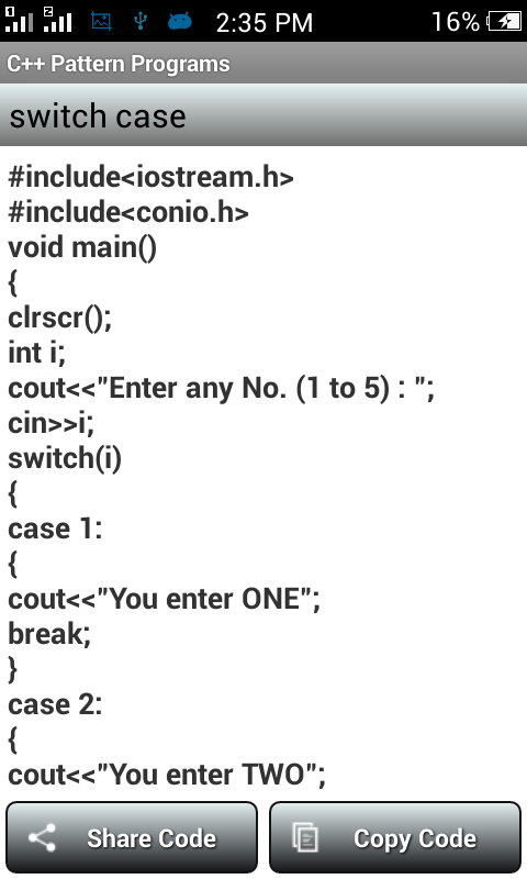 C++ Pattern Programs - Android Apps on Google Play