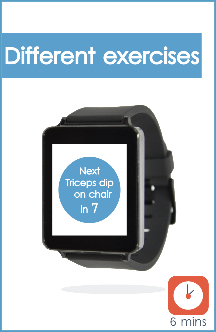 Workout for Android Wear Screen 3