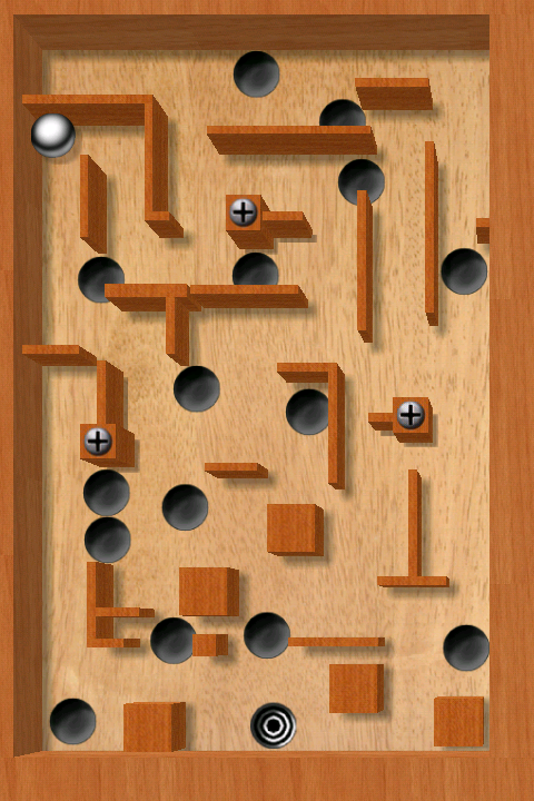 Android application aTilt 3D Labyrinth Free screenshort
