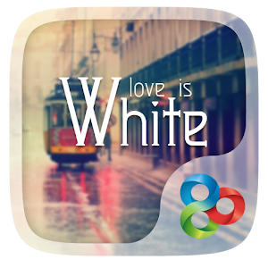 Love Is White GOLauncher Theme - Phần mềm