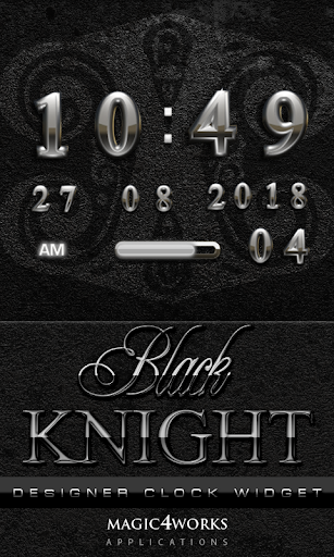 Black Knight Digital Clock