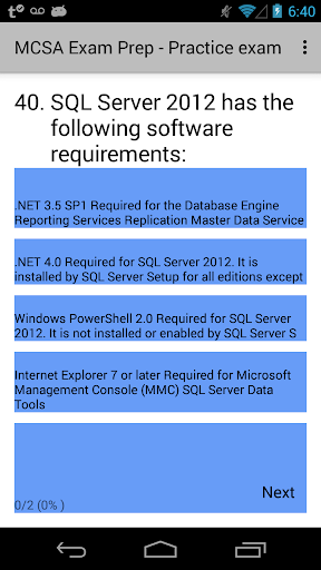 免費下載教育APP|MCSA Exam Prep - SQL Server app開箱文|APP開箱王