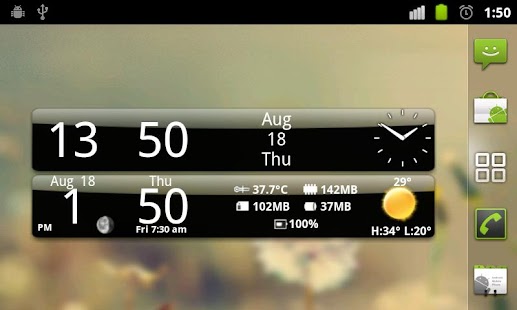 免費下載天氣APP|Smoked Glass Weather Clock app開箱文|APP開箱王