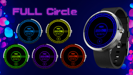 Free Download Neon 360 Watch Face Wear APK for Android