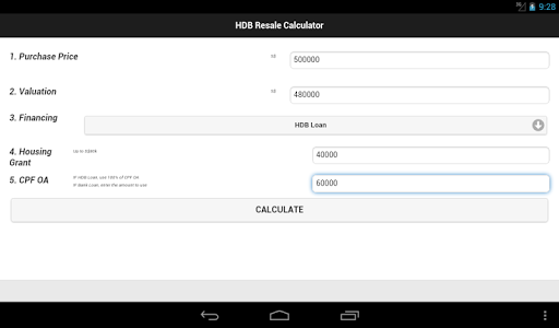 HDB Resale Calculator