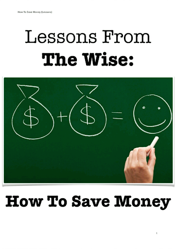 How To Save Money FREE