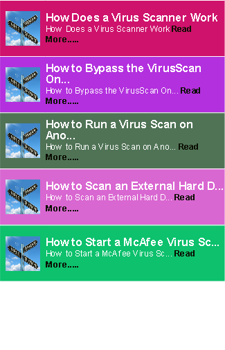 Virus Scanner Tips