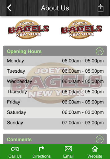 【免費商業App】Joeys NY Bagels-APP點子