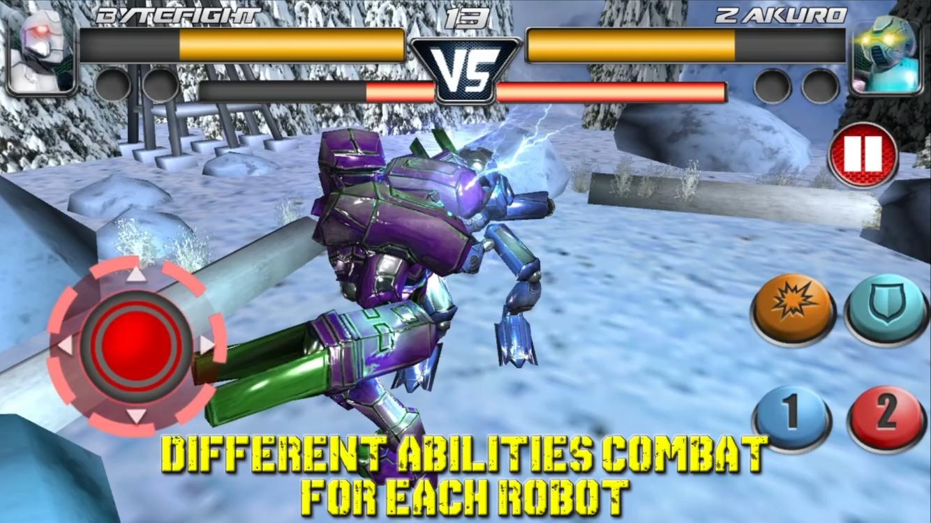 Android application Fighting Game Steel Fighters screenshort