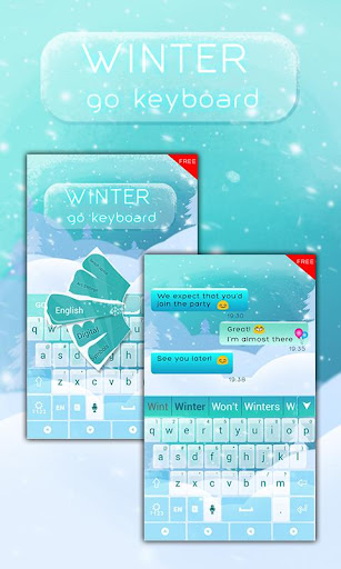 Winter GO Keyboard Theme