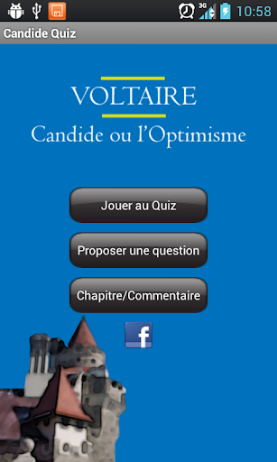 Candide Quiz et Chapitres