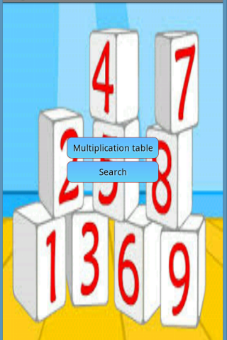 Multiplication table