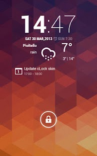 cLock Weather Widget UCCW skin