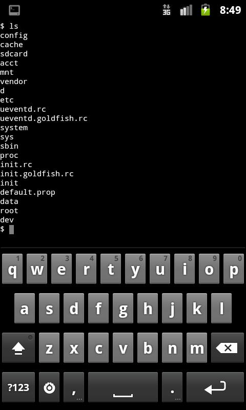    Terminal Emulator for Android- screenshot  