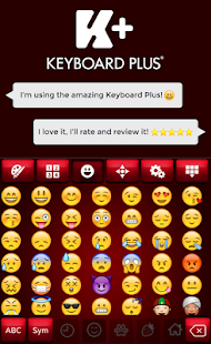 Free Red HD Keyboard Theme APK for PC