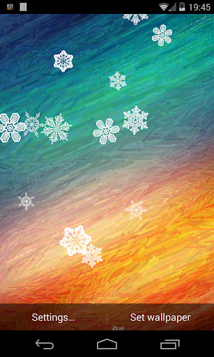 Snowflake Live Wallpaper Demo