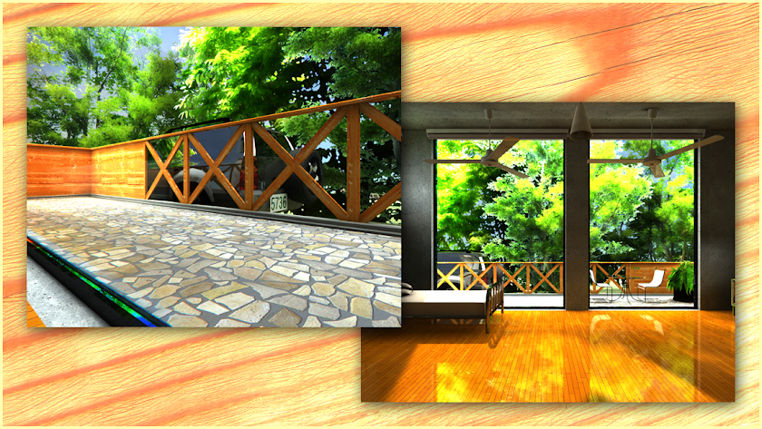 脱出ゲーム 大きな窓の部屋からの脱出～MILDESCAPE～ Screen 2