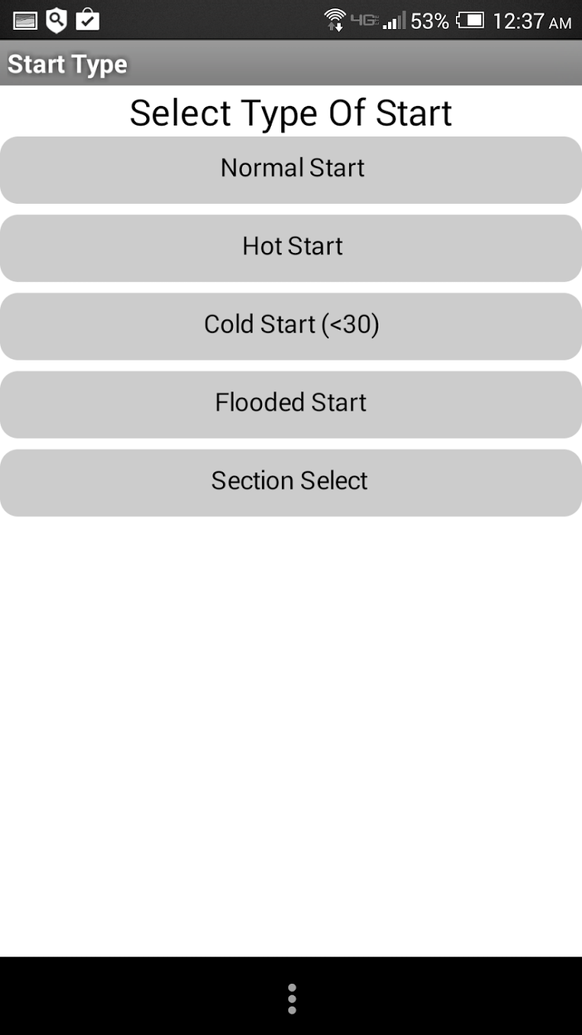 Diamond DA-20 Checklist Screen 2