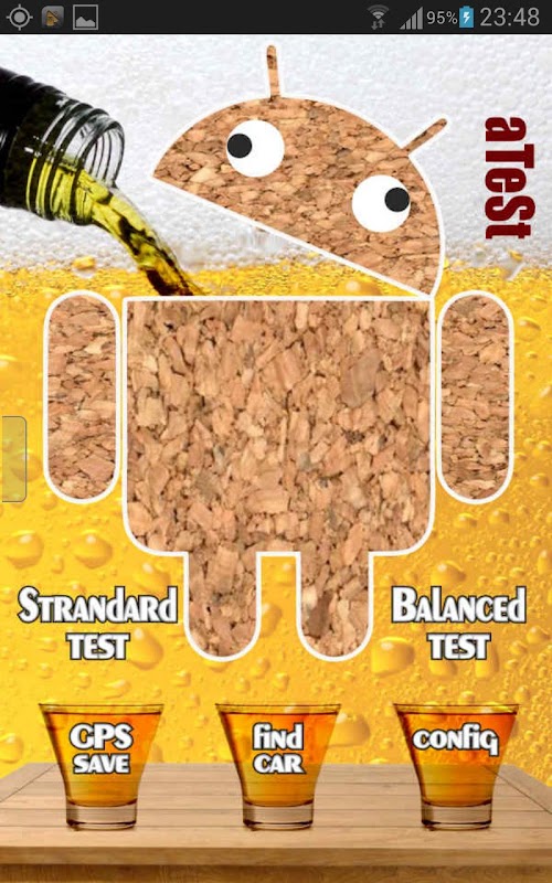 Android application Alcohol Test screenshort