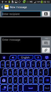 How to install GO Keyboard Blue Neon Theme lastet apk for laptop