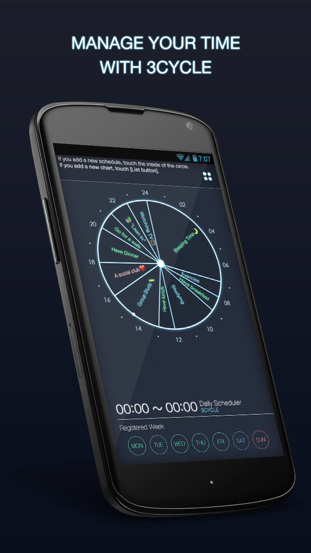 Android application 3Cycle - Daily Scheduler screenshort