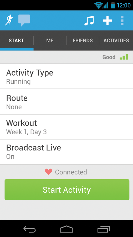 RunKeeper Android