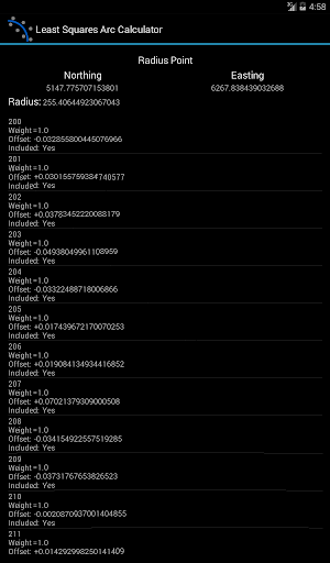 【免費工具App】Least Squares Arc Calculator-APP點子