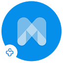 Merge + mobile app icon