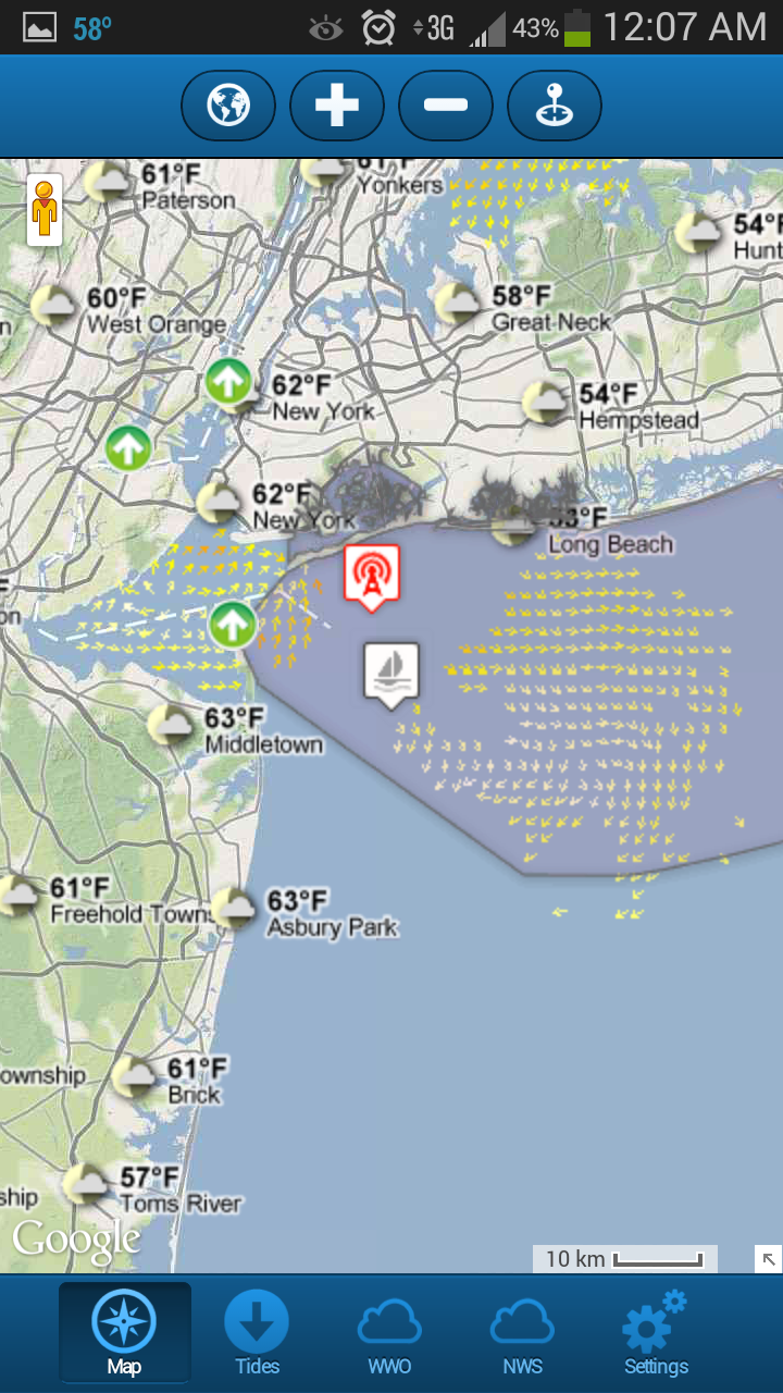 First Mate Marine Weather Pro Screen 2