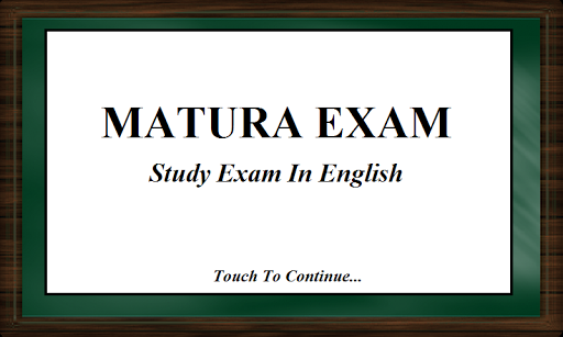 Matura Exam in English 2015