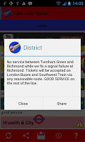 London Tube Line Status APK Screenshot Thumbnail #9