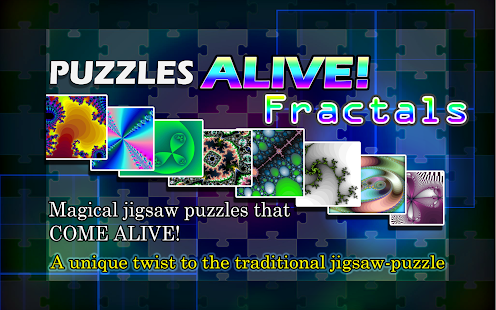 Animated Jigsaw Fractals Free