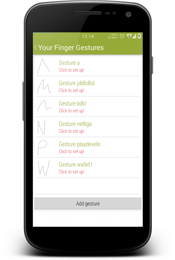 Finger Gesture Launcher - screenshot