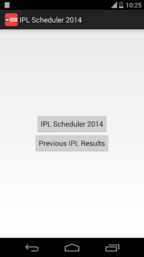 IPL Scheduler 2014