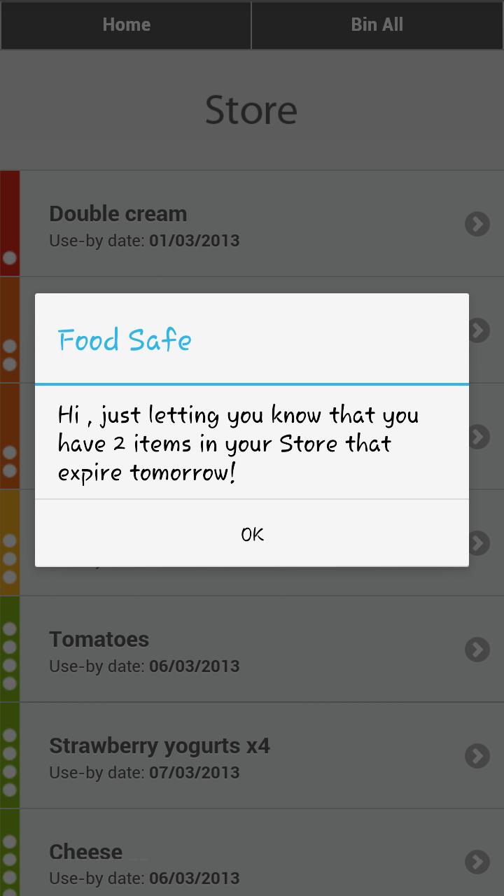 Food Safe Screen 3