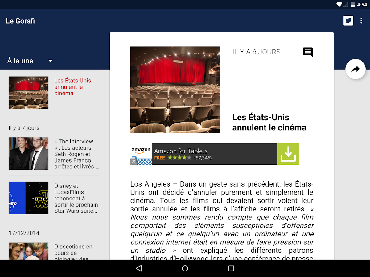Site Américain Qui A Inspiré Le Gorafi Le Gorafi - Actualités - Android Apps on Google Play