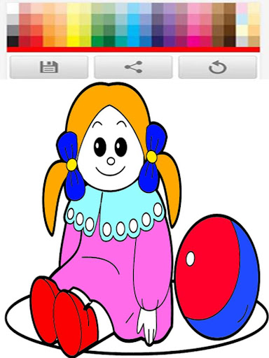 CUTE DOLL COLORING BOOK FUN