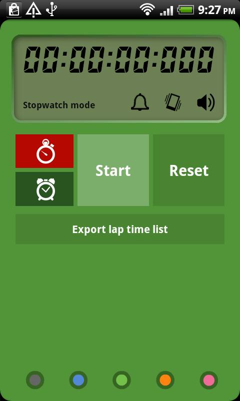 Stopwatch and Timer - screenshot