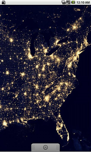 USA Earth At Night Wallpaper