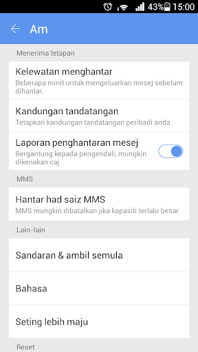 GO SMS Pro Malay package