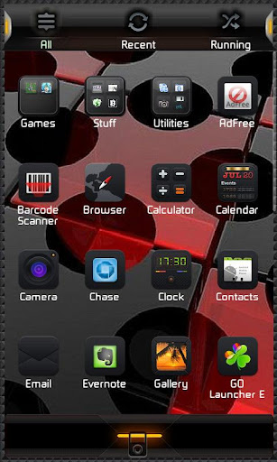 Blackened Theme Go Launcher EX v1
