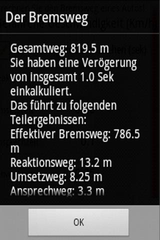 Dein Bremsweg - Pro Screen 3