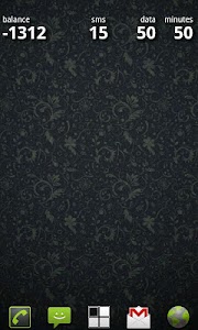 Screenshot Prepaid Balance Widgets Pro v1.4.3.7