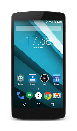 L BLUE Android Theme CM11 PA