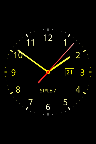   ‪Analog Clock Live Wallpaper-7‬‏- لقطة شاشة 