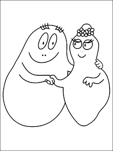 Coloring Book Barbapapa