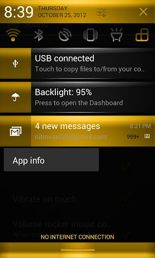 CM10 CM9 Gold Rush Theme